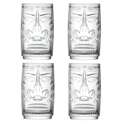Szklanki I Kubki^Komplet 4 szklanek RCR TIKI SARDINIA 450 ml