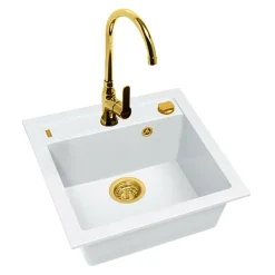Outlet Alveus Komplet - zlewozmywak FLIN 20 ROYAL z baterią QUEEN
