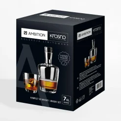 inny Dzbanki I Karafki^Komplet do whisky AMBER, 7 elementów