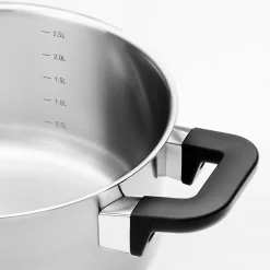 GERLACH Garnki, Patelnie I Pokrywki^Komplet garnków ze stali nierdzewnej PURE 10 el.
