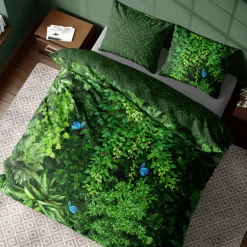 Online Faro Komplet pościeli bawełnianej TAJEMNICZY OGRÓD 160x200 cm