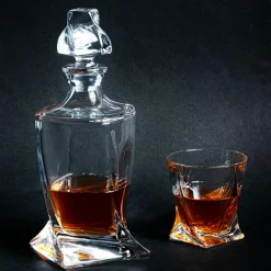 Bohemia Komplet QUADRO do whisky, 7 części