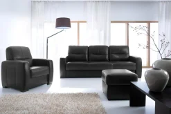Discount Impresti Komplet wypoczynkowy skórzany YUKA