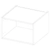 Qubik Korpusy^Korpus nadstawny 60x38,5 dębowy