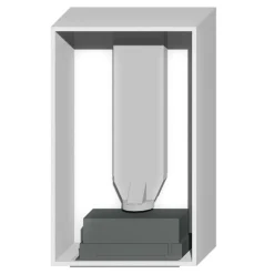 Online Qubik Korpus 60x98,5 biały z okapem ERA C IX/A/52