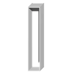 Qubik Korpusy^Korpus słupek 40x214,6 biały