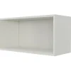 Clearance Qubik Korpus wiszący klapa 80x38,5 biały