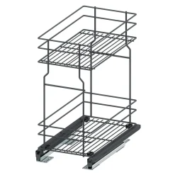 New Kosz dolny cargo mini do kuchni metal grafit 30/2 (10/MPZ) INSIDE