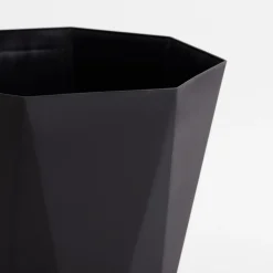 inny Pudełka I Pojemniki Do Przechowywania^Kosz na śmieci geometryczny czarny 28 cm