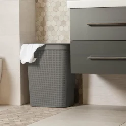 New ROTHO Kosz na pranie szarobrązowy BRISEN 50 l