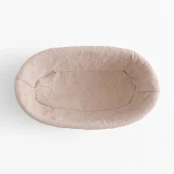 inny Zastawa Śniadaniowa^Koszyk do wyrastania garowania pieczywa z lnianym wkładem 25x15x8 cm