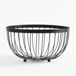 Clearance inny Koszyk na owoce, czarny, 25,5 cm