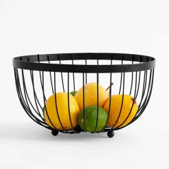 Clearance inny Koszyk na owoce, czarny, 25,5 cm