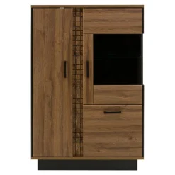 Hot Furni Home Kredens DORIAN DN5 3D z oświetleniem