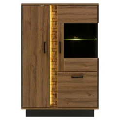 Hot Furni Home Kredens DORIAN DN5 3D z oświetleniem