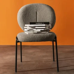 Clearance inny Krzesło boucle szare MALBA