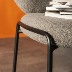 Clearance inny Krzesło boucle szare MALBA