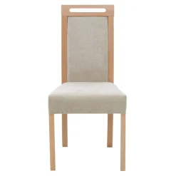 Discount Krzesło bukowe tapicerowane INES