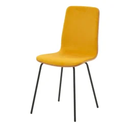 Clearance Fameg Krzesło welurowe miodowe VINGE