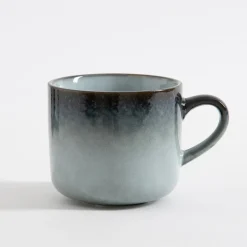 inny Szklanki I Kubki^Kubek ceramiczny brązowo-szary MALAM 320 ml