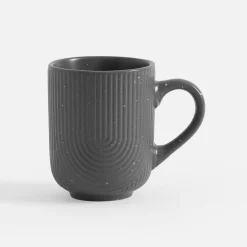 Szklanki I Kubki^Kubek ceramiczny ciemnoszary PAPILAR 310 ml