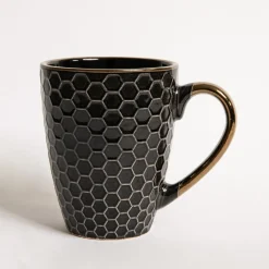Prima Cucina Szklanki I Kubki^Kubek ceramiczny czarny BRESCA 360 ml