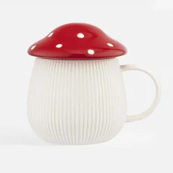inny Szklanki I Kubki^Kubek ceramiczny czerwony POD KAPELUSZEM 370 ml