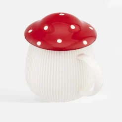 inny Szklanki I Kubki^Kubek ceramiczny czerwony POD KAPELUSZEM 370 ml