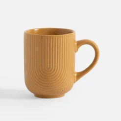 Szklanki I Kubki^Kubek ceramiczny musztardowy PAPILAR 310 ml