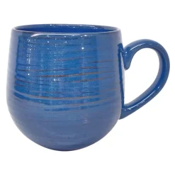 Outlet inny Kubek ceramiczny niebieski 470 ml