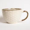 Prima Cucina Szklanki I Kubki^Kubek ceramiczny plaster miodu BRESCA JUMBO 440 ml