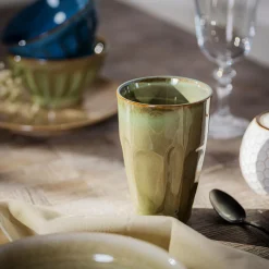 New Prima Cucina Kubek ceramiczny zielony BRILLAR 360 ml