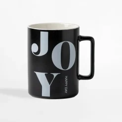 inny Szklanki I Kubki^Kubek czarny JOY 400 ml