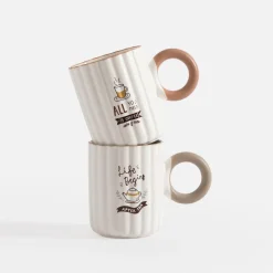 inny Szklanki I Kubki^Kubek na kawę retro 375 ml