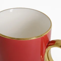 inny Szklanki I Kubki^Kubek porcelanowy czerwony ROYAL 380 ml