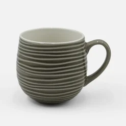 inny Szklanki I Kubki^Kubek porcelanowy jasnoszary 460 ml