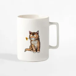 inny Szklanki I Kubki^Kubek porcelanowy KOT 400 ml