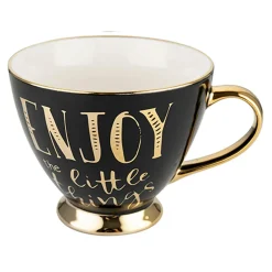 Szklanki I Kubki^Kubek porcelanowy na nóżce ANGELLO 350 ml MIX