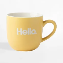 inny Szklanki I Kubki^Kubek porcelanowy żółty 400 ml