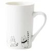 inny Szklanki I Kubki^Kubek porcelanowy w koty ANIMAL 380 ml