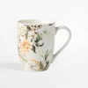 inny Kubek porcelanowy w kwiaty 340 ml