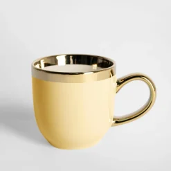 Szklanki I Kubki^Kubek porcelanowy wanilia AURORA GOLD 300 ml