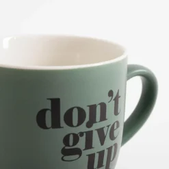inny Szklanki I Kubki^Kubek porcelanowy zielony 400 ml