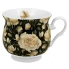 Szklanki I Kubki^Kubek retro ENGLISH ROSES BLACK 500 ml