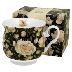 Szklanki I Kubki^Kubek retro ENGLISH ROSES BLACK 500 ml