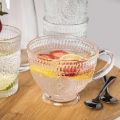 Best inny Kubek szklany na stopce DAISY 430 ml