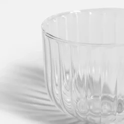 Szklanki I Kubki^Kubek szklany ryflowany 350 ml