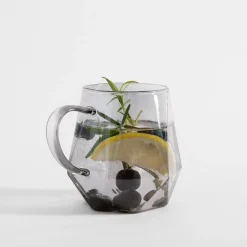 inny Kubek szklany szary 260 ml
