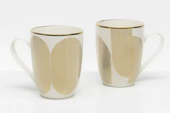 Prima Cucina Szklanki I Kubki^Kubek z geometrycznym wzorem 330 ml