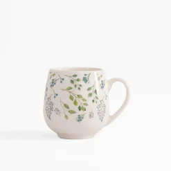 Outlet inny Kubek z porcelany w polne kwiaty 540 ml